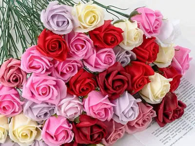 Concept de design de fleurs artificielles